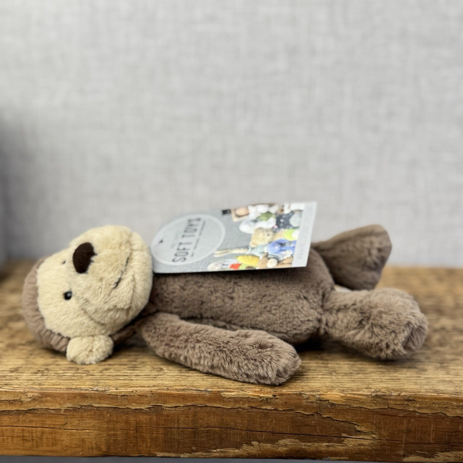 Jellycat Small Bashful Monkey Retired Small Brown Beanie Monkey Retired 8" (#2)