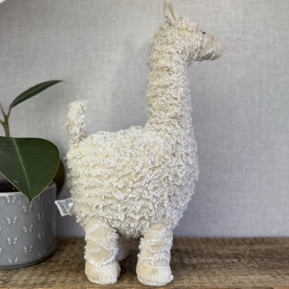 Jellycat Lars Llama - Large Cream Standing Llama Soft Toy Beanie Retired 16”