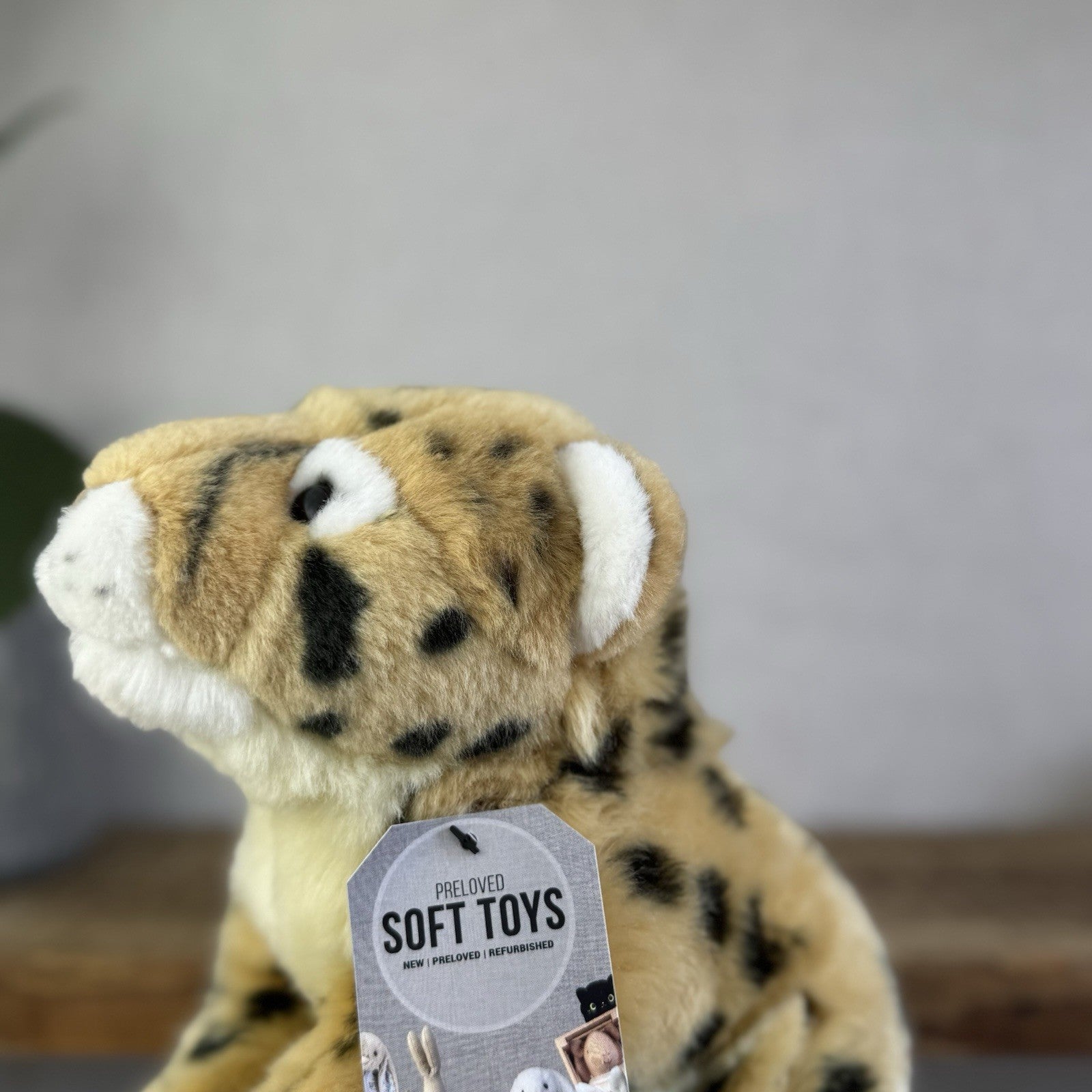 Keel Toys Signature Leopard - Small Leopard Plush Toy Realistic Wild Cat 8"