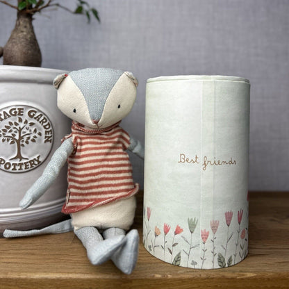 Maileg Best Friends Kitten - Maileg Cat In A Box - Boxed Linen Scandi Soft Gift 