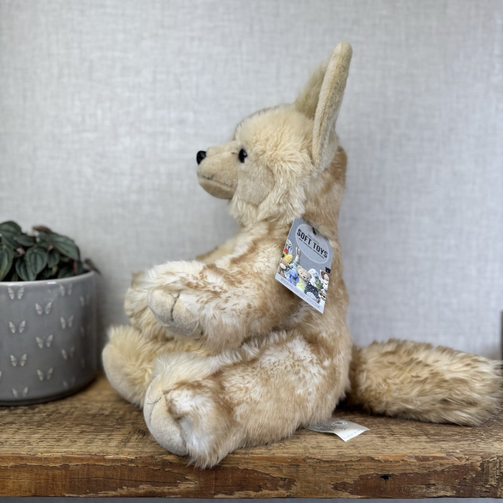 Build A Bear WWF Fennec Fox - New Without Tags Arctic Fox Soft Toy Bear 16"
