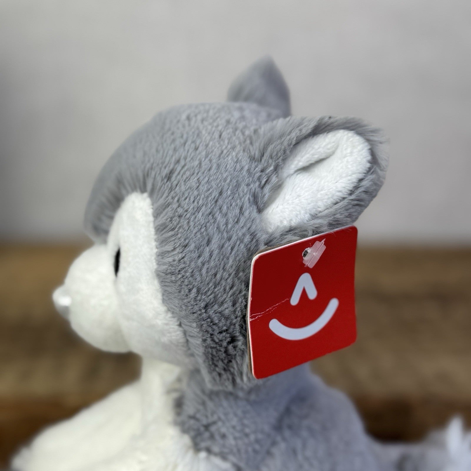 Aurora Glitzy Tots Husky Dog Soft Toy - Mini Husky Plush Grey/white/silver New