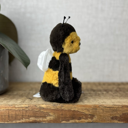 Jellycat Small Bashful Bee - Bumble Bee Plush Beanie Insect Soft Toy Retired 8”