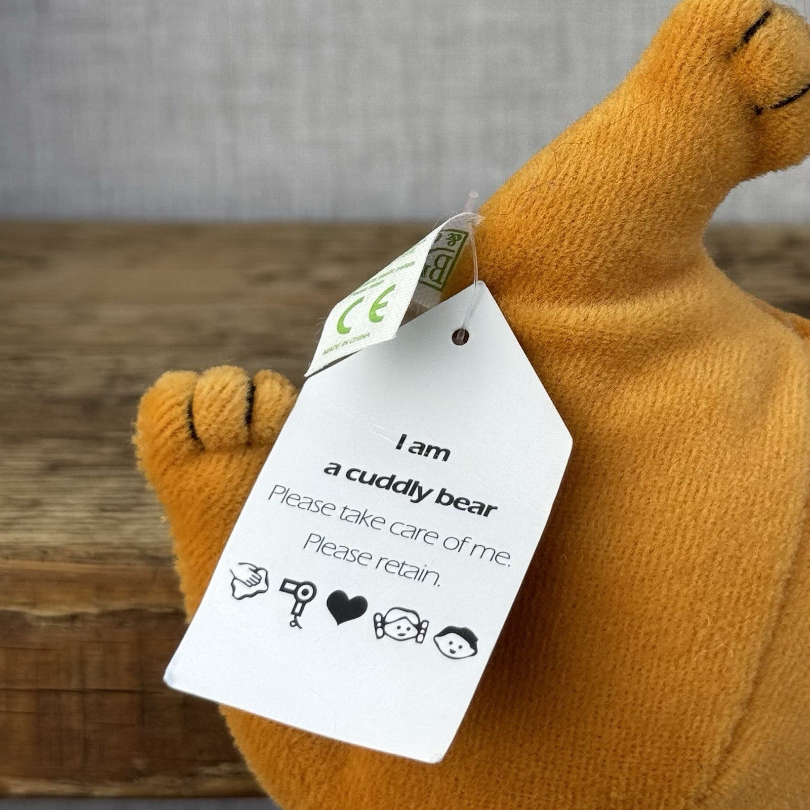 Beverly Hills Bakery X Jellycat Collaboration - Cuddly Bear Beanie - New Tags 5"