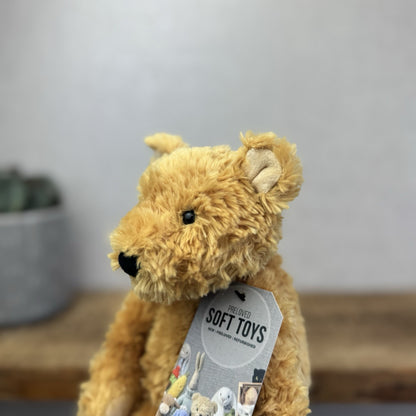 Jellycat Small Pickles Bear - Vintage Jellycat Golden Bear New Without Tags 12"