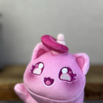 Aphmau MeeMeows - Pink Unicorn Flowerw Plush Cat Cute Collectible 5"