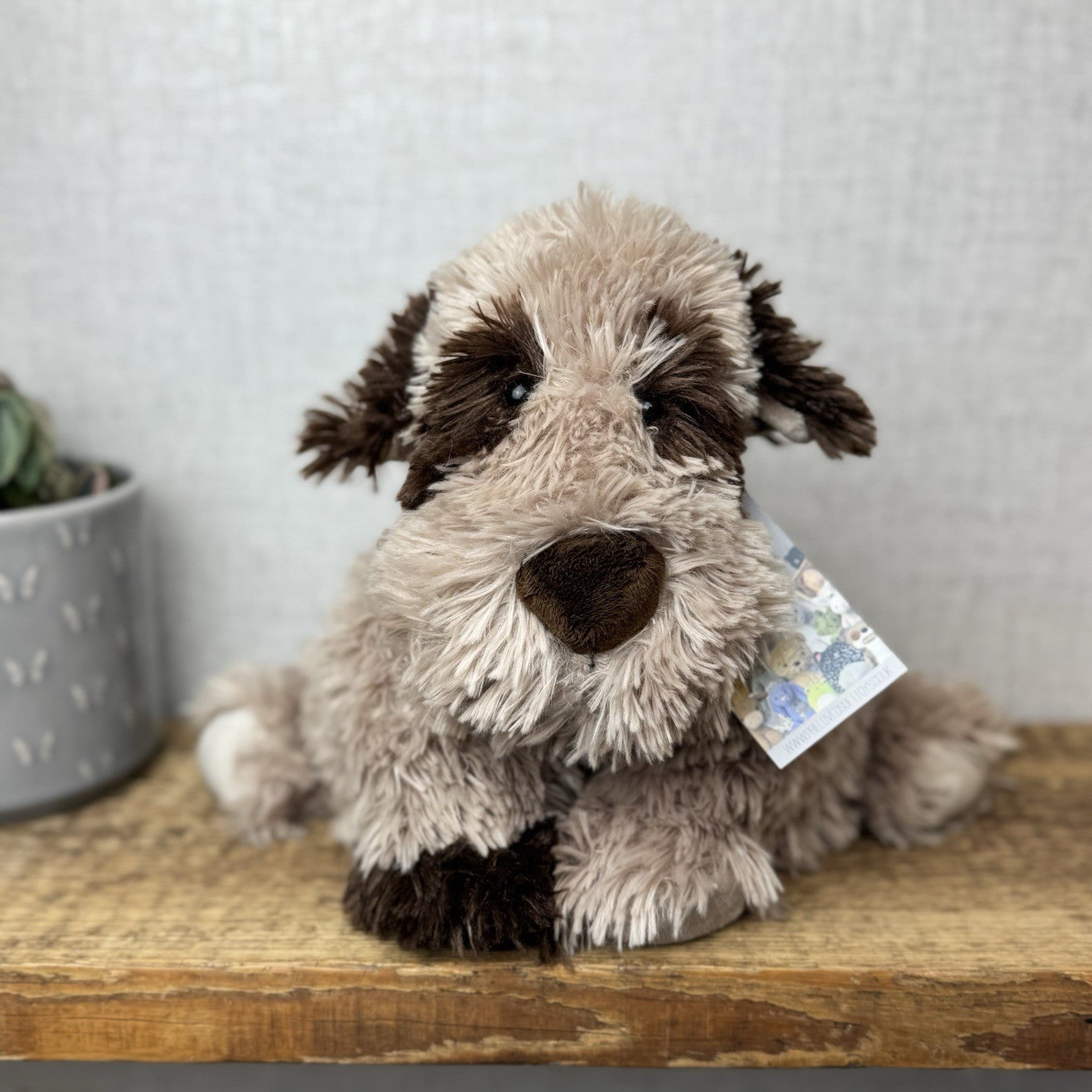 Jellycat Medium Truffles Spaniel Dog - Tan/Brown Floppy Dog Pillow Retired 15”