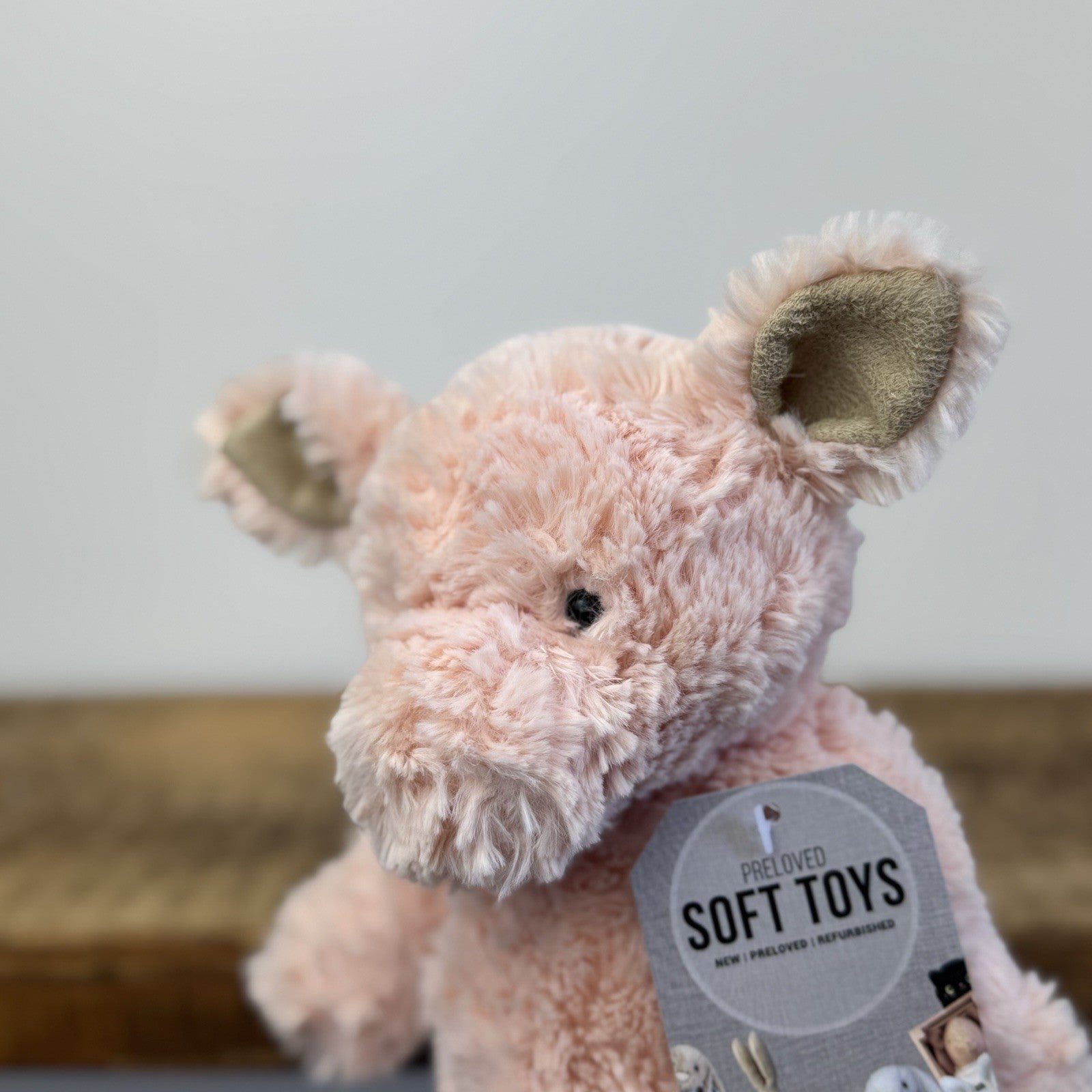 Jellycat Millyboo Piglet - Curly Cute Piglet Pink Soft Toy Rare Vintage 10"