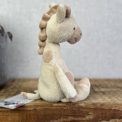 Jellycat Little Gentle Giraffe Rattle - Small Giraffe Rattle Plush Toy 9"