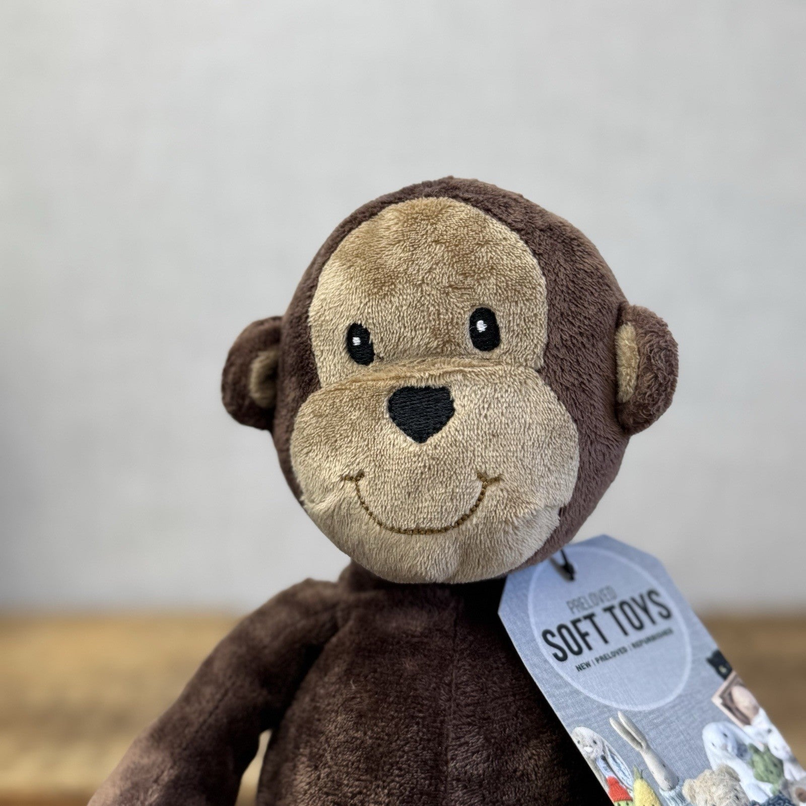 Marks & Spencers Soft Toy  - My First Monty Monkey Brown NWOT - 05959495