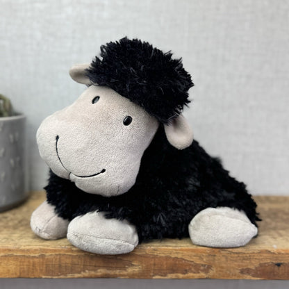Jellycat Medium Black Truffles Sheep - Floppy Lamp Pillow Beanie Retired 14” NWT