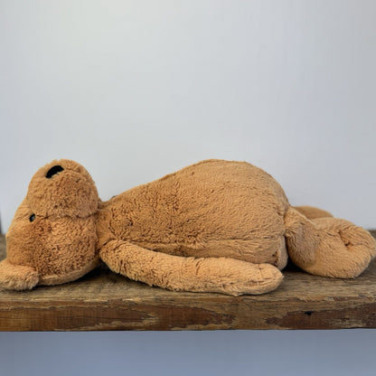 Jellycat Large Bashful Ginger Bear - Large Orange Bashful Bear Cub RARE 15"/38cm