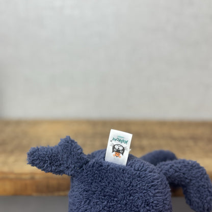 Jellycat Small Toothy Shark - Small Smiley Rare Retired Beanie Blue Shark 9"