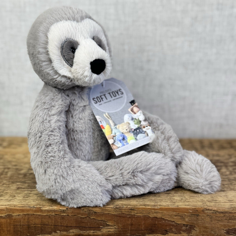 Jellycat Small Bailey Sloth - Grey Sloth Plush Teddy Collectible 11” NWOT