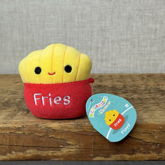 Squishmallow Micromallow With Tag - Floyd Fries Mini Food Squish New 3"