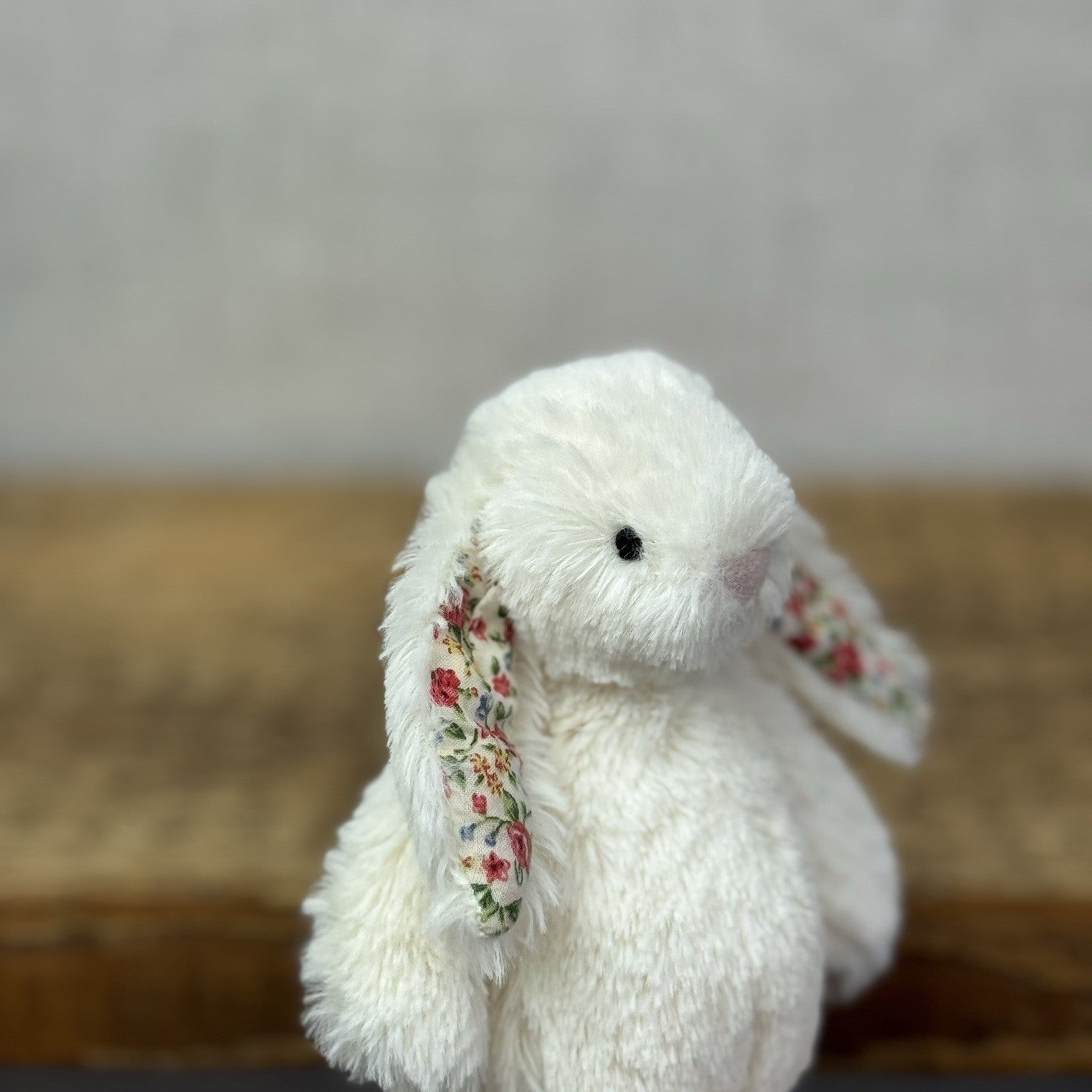 Jellycat Tiny Baby Cream Blossom Bashful Bunny - Tiny Floral Rabbit  Bunny 5”