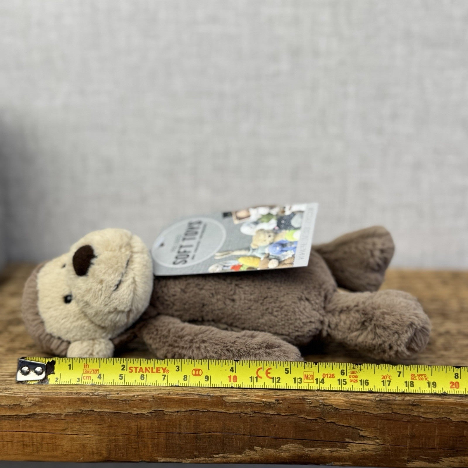 Jellycat Small Bashful Monkey Retired Small Brown Beanie Monkey Retired 8" (#2)