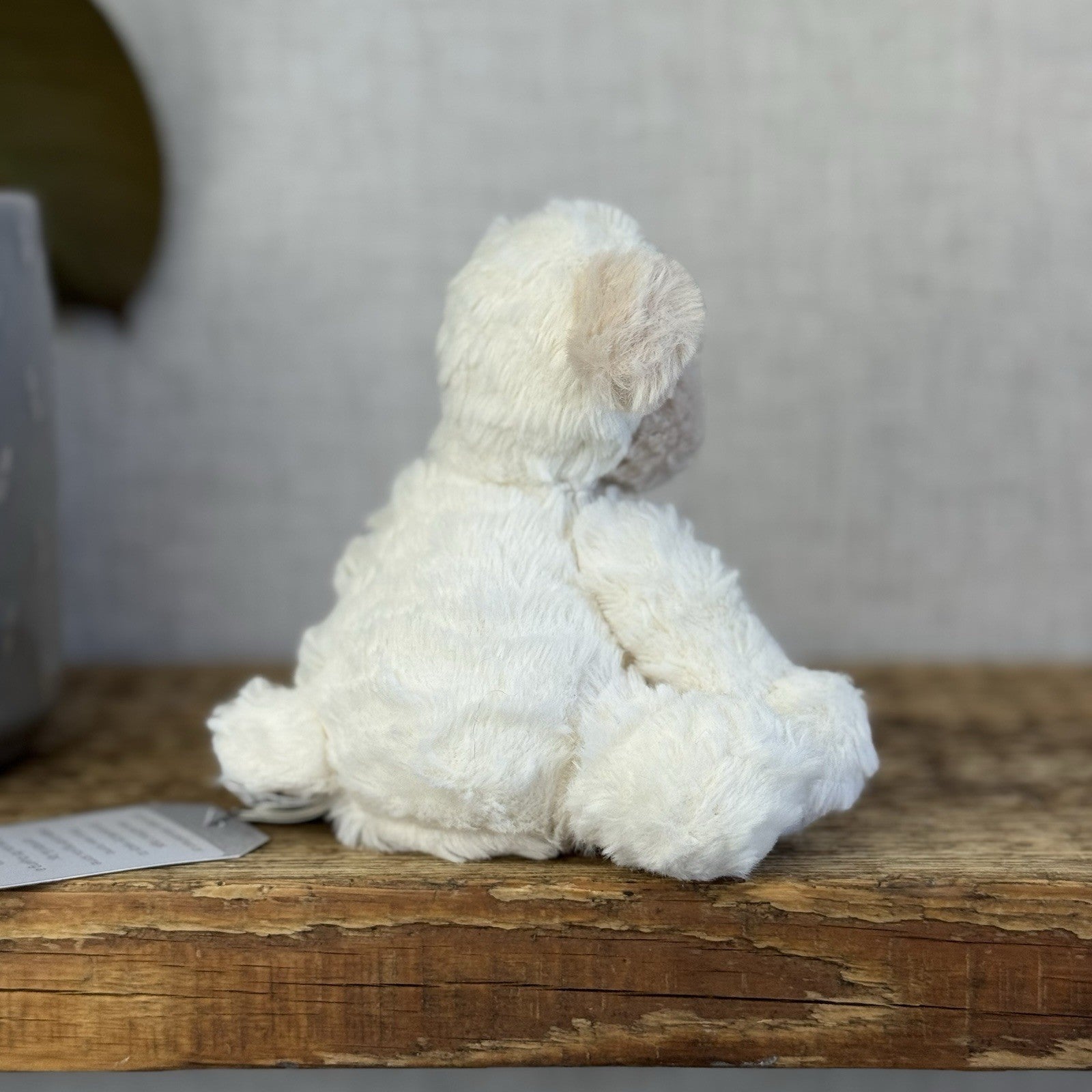 Jellycat Tiny Baby Fuddlewuddle Lamb - Baby Pocket Pal Beanie White Lamb 4” (#2)
