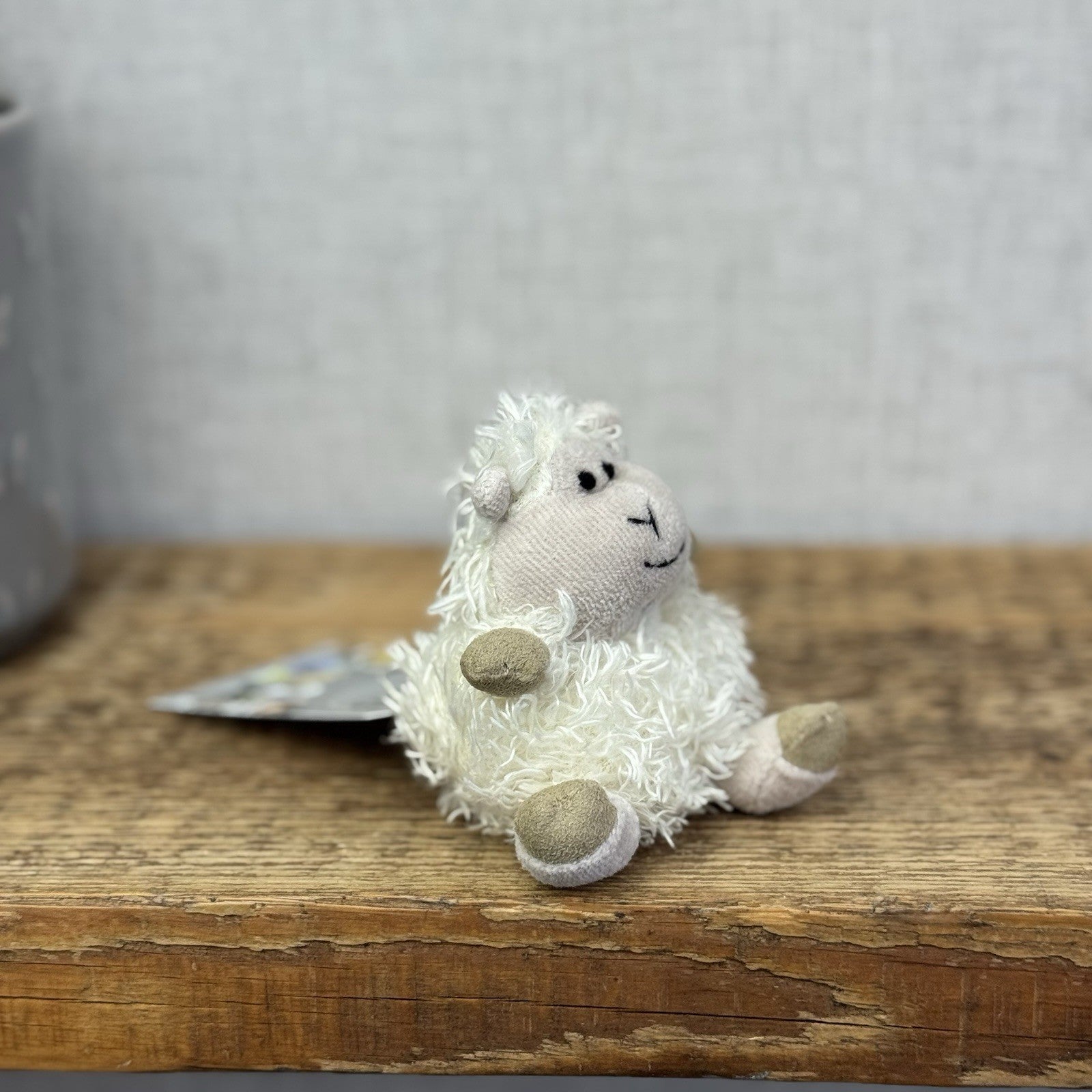 Jellycat Baby Pudding Lamb Sheep - Small Fluffy Lamb Soft Toy Plush Beanie 3"