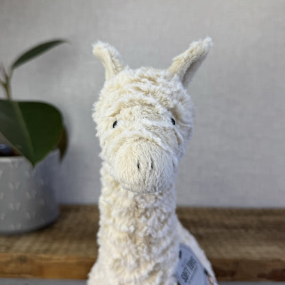 Jellycat Lars Llama - Large Cream Standing Llama Soft Toy Beanie Retired 16”