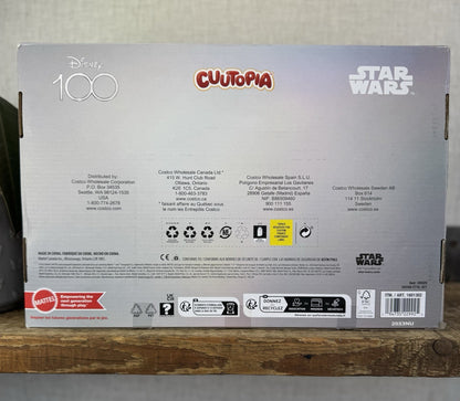 Disney 100 Star Wars Cutopia Set of 8 Soft Plush Squishmallaw Collectible Box