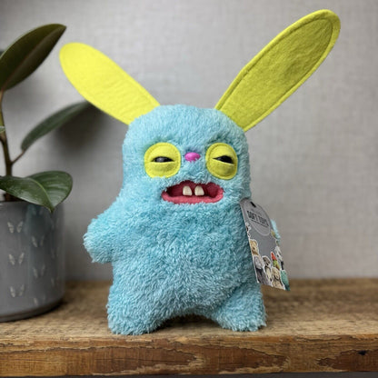 Fuggler Rabid Rabbit Snuggler Edition - Blue Bunny Funny Ugly Monster Plush 