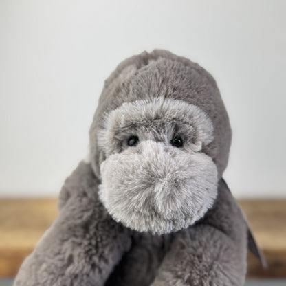 Jellycat Medium Gregory Gorilla - Super Soft Monkey Jellycat - Retired Rare 11”