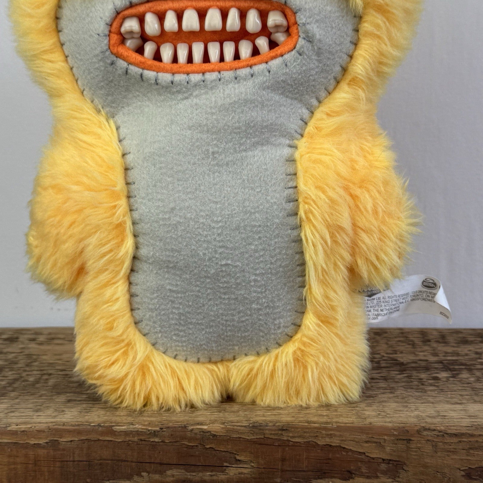Fuggler Awkward Bear Yellow Fur Soft Toy 12’ Plush - Retired Rare Cuddly