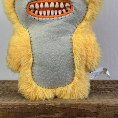 Fuggler Awkward Bear Yellow Fur Soft Toy 12’ Plush - Retired Rare Cuddly