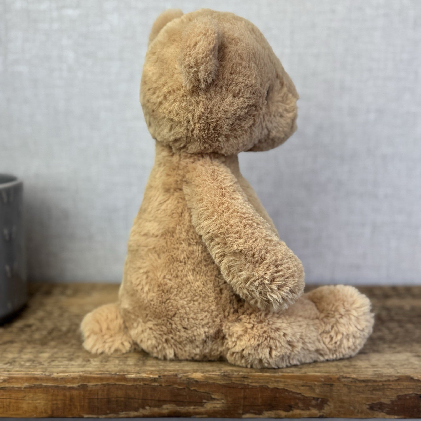 Jellycat Medium Puffles Bear - Soft Light Beige Super Soft Bear Retired 12" (#2)