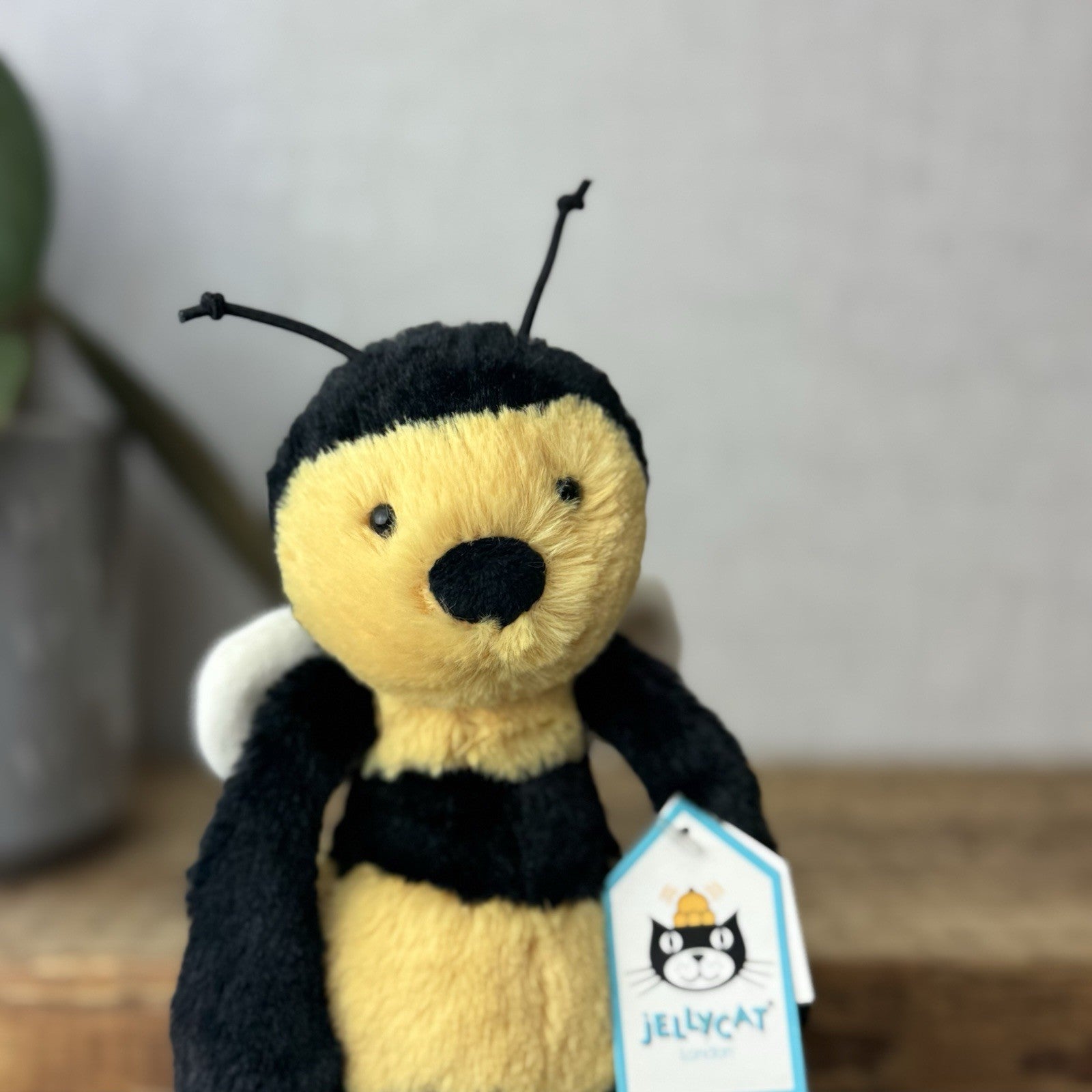 Jellycat Small Bashful Bee - Old Style Bumble Bee Beanie Plush New With Tags 8”