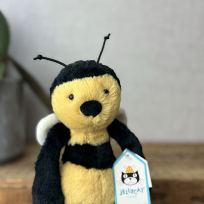 Jellycat Small Bashful Bee - Old Style Bumble Bee Beanie Plush New With Tags 8”