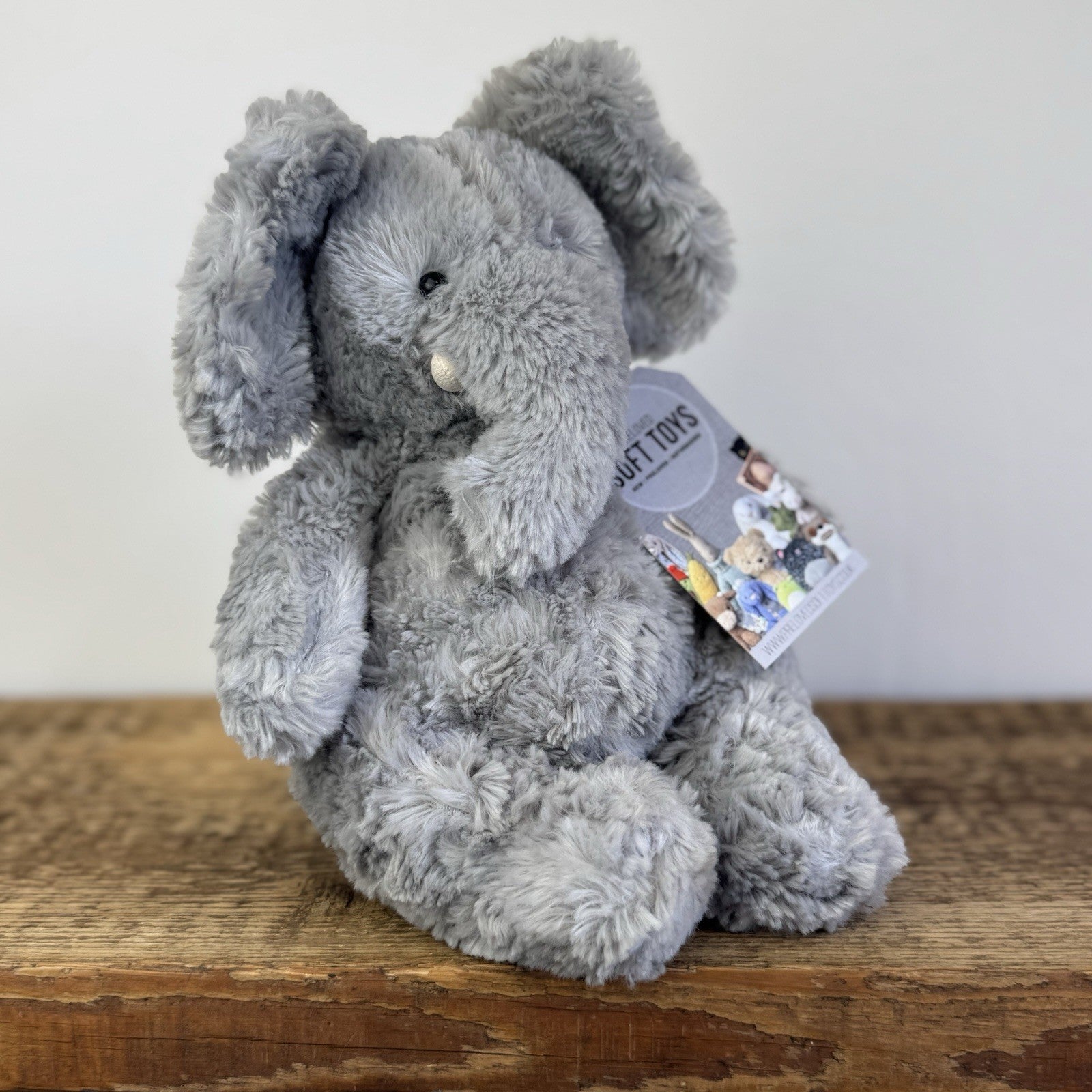 Jellycat Bartlesham Elephant - Small Bartlesham Grey Elephant Rare Vintage 10”