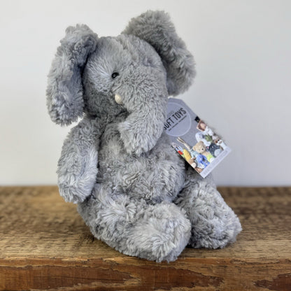 Jellycat Bartlesham Elephant - Small Bartlesham Grey Elephant Rare Vintage 10”