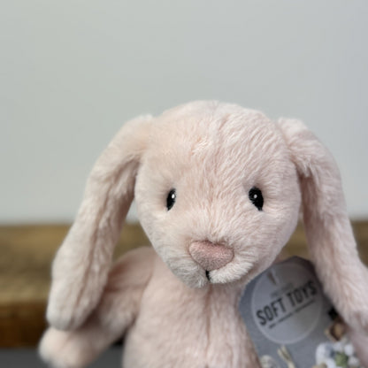My First Steiff Hoppie Rabbit - Pink Beanie Super Soft Bunny NWOT - 2359