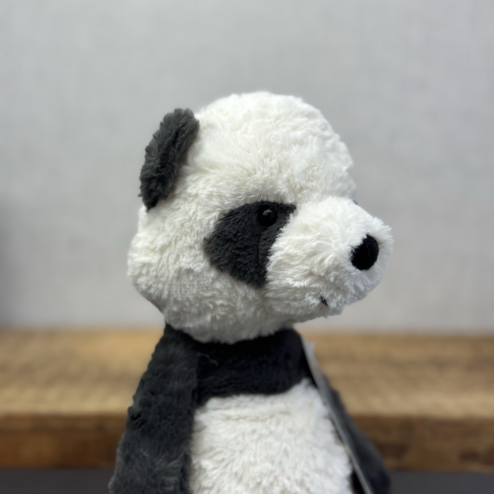 Jellycat Tuffet Panda - Panda Textured Beanie Plush Wild Animal Retired 12" (#2)