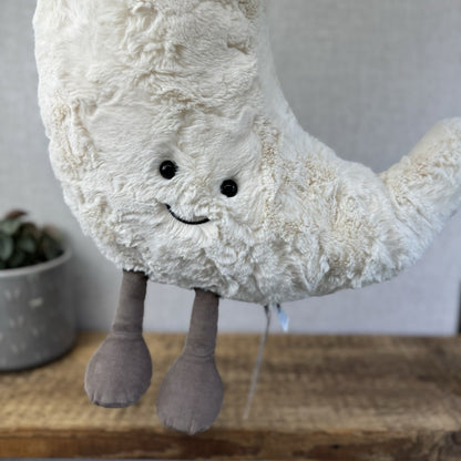 Jellycat Huge Amuseable Moon Plush Beanie Soft Toy - Decor Display NWOT 18”