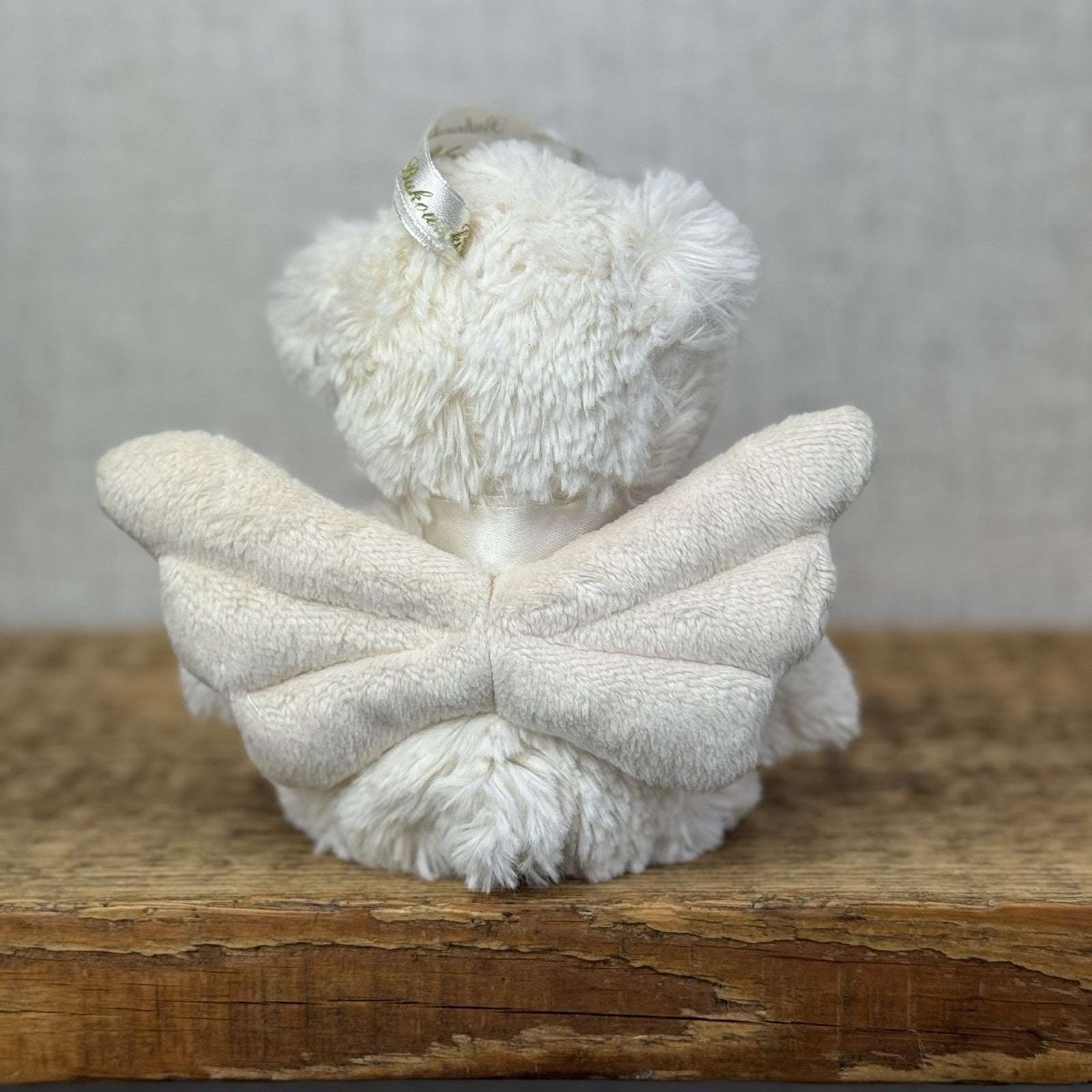 Bukowski Bears Angel Baby Bear White Hanging Bear Beanie Mini Angel Dillon 7"