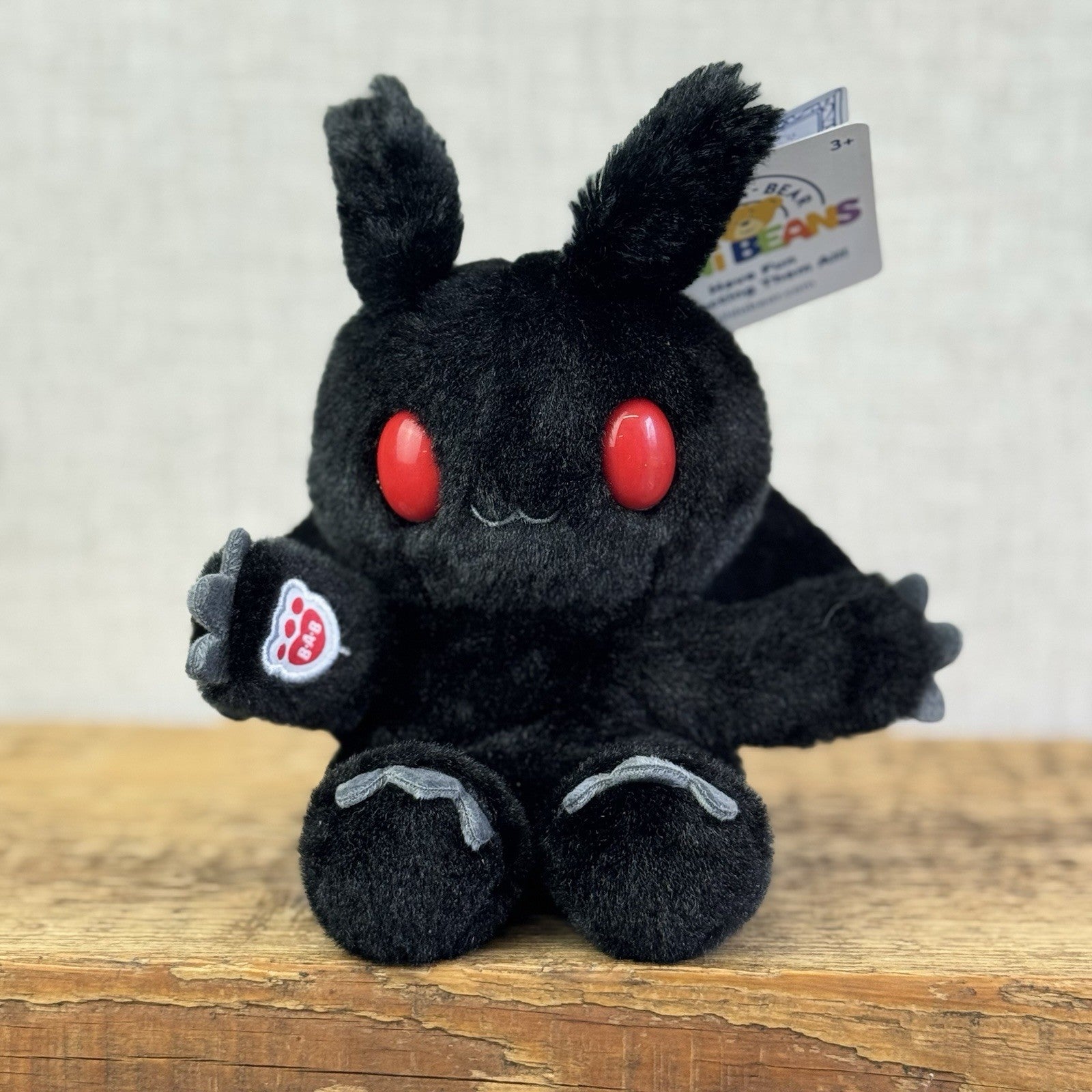 Build A Bear Mothman Mini Beans  - Small Beanbag BAB NWT 7"