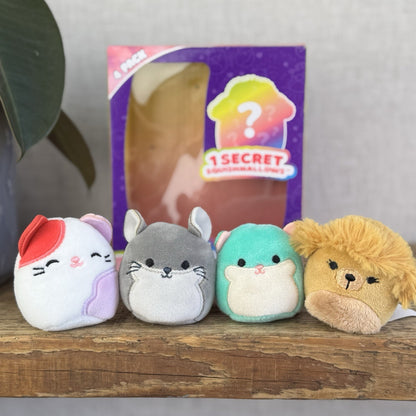 Squishmallow Squishville Best Buds Squad With Box - Mouse Cat Hamster Bundle 2”