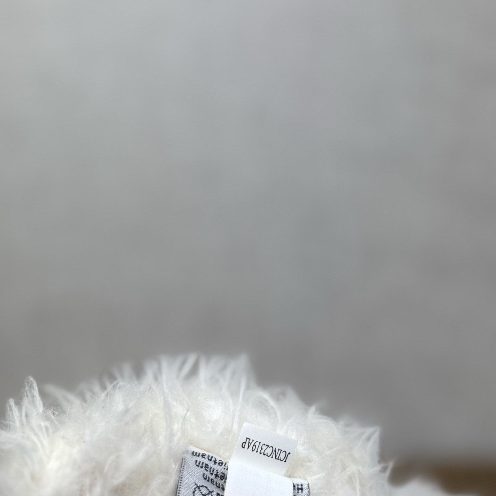 Jellycat Angora Blizzard Bear - Fluffy Medium White Bear Soft Toy Retired 12"