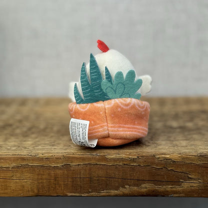 Squishmallow Squishville - Little Plant Shop Chicken Play Set With Cactus