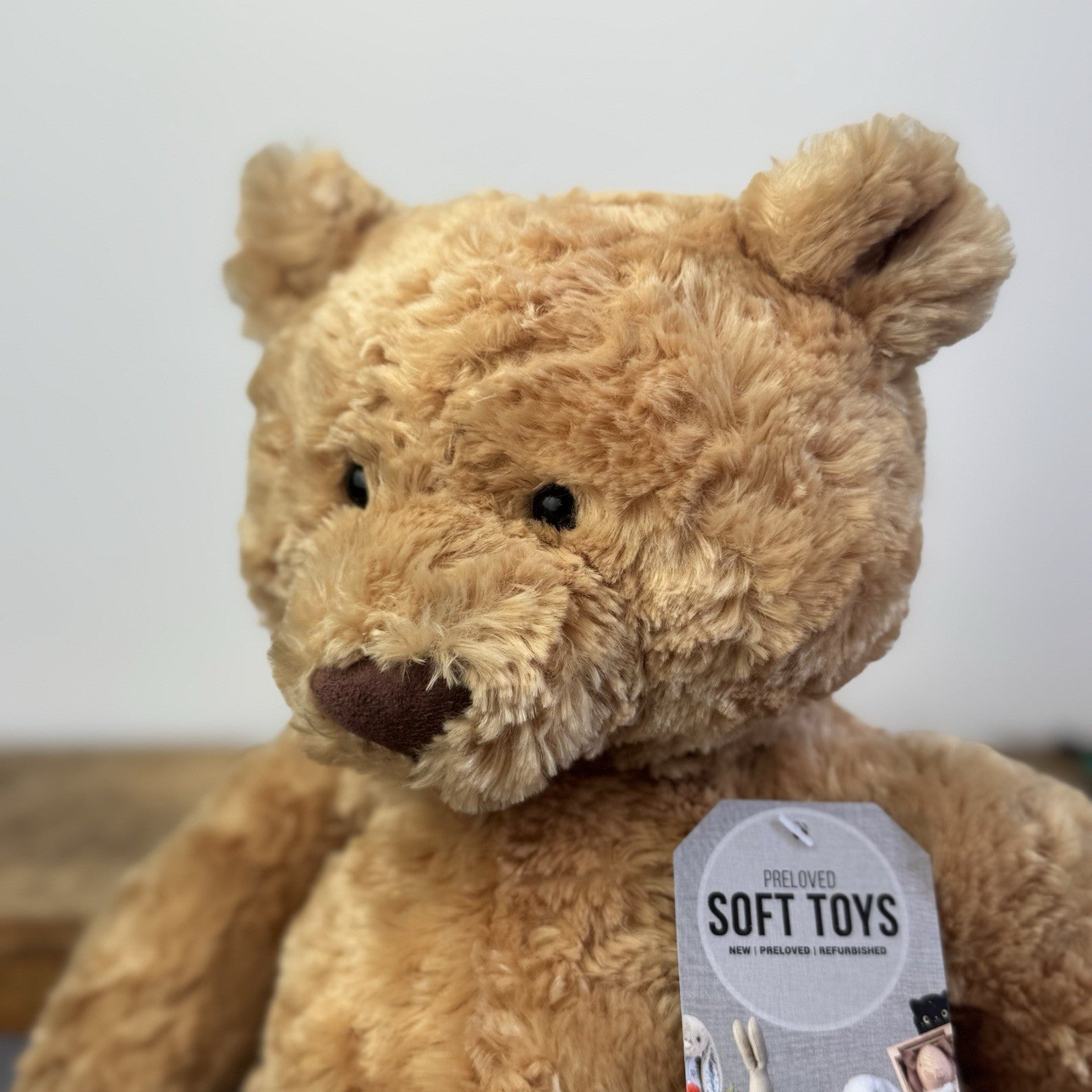 Jellycat Bartlesham Bear Large - Large Bartlesham (NWOT Vintage) Retired 14”