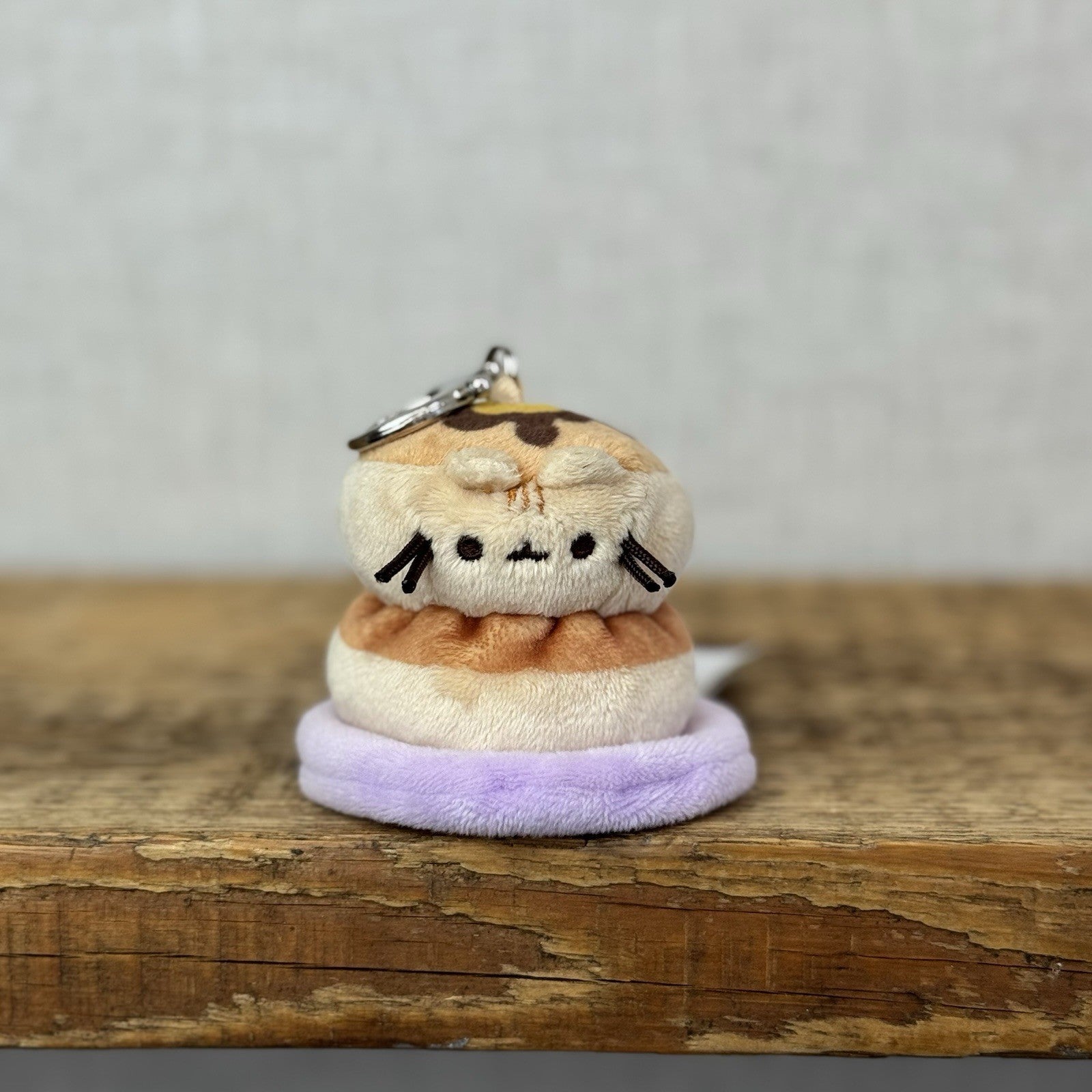 Gund Pusheen Cat - Breakfast Pancakes Blind Series Keychain Cute NWOT 3"