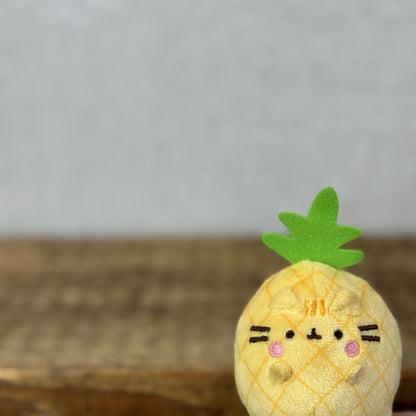 Gund Pusheen Cat - Pusheen Fruits Keyring Collectible Mini Cat Keychain