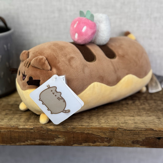 Gund Pusheen Cat - Pusheen Eclair Squisheen - New With Tags Collectible 10"