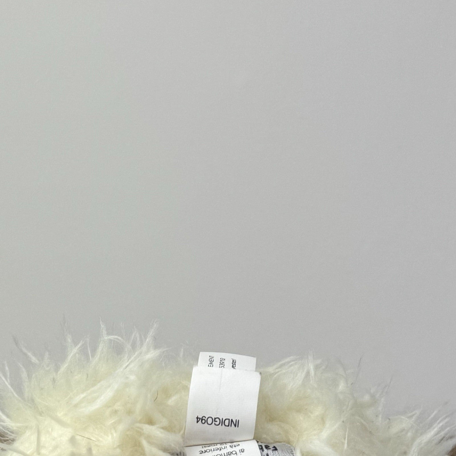 Jellycat Angora Duck - Rare Indigo Exclusive Fluffy Cream Duck Medium 12"