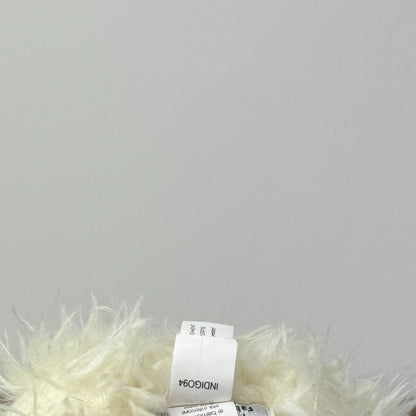 Jellycat Angora Duck - Rare Indigo Exclusive Fluffy Cream Duck Medium 12"