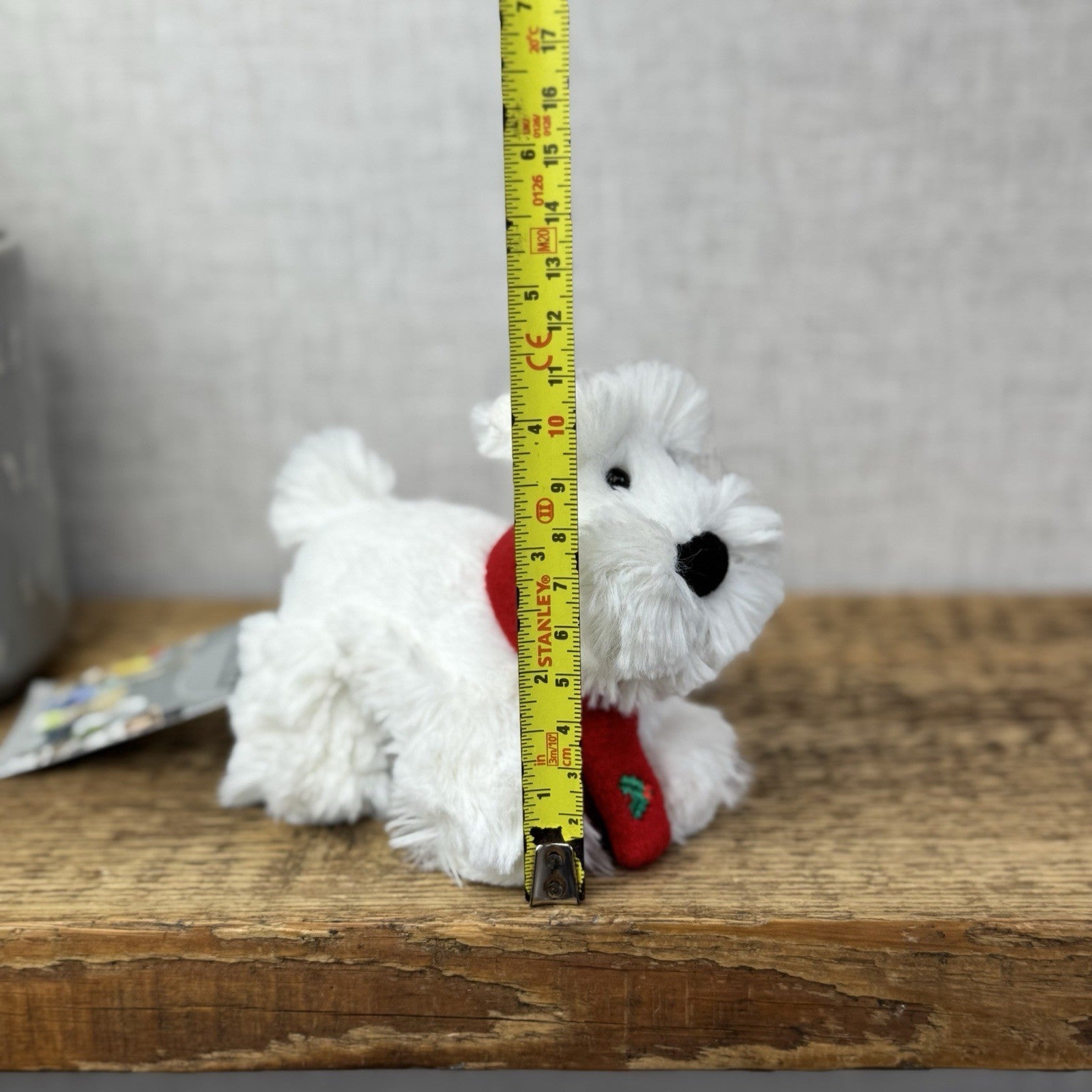 John Lewis Tiny Terrier Christmas Puppy 5” (Jellycat Collaboration) Small Puppy