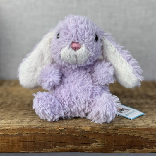 Jellycat Yummy Bunny Lavender Bunny Rabbit - Mini Light Purple Lilac Rabbit Tags